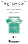 Sing a New Song SSAB choral sheet music cover